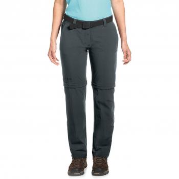 Maier Sports Nata 2 Damen Wanderhose, grau, zipp-off, Größe 34