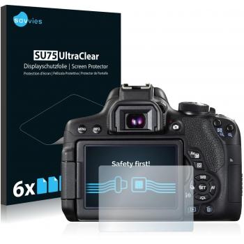 Savvies Screen Protector for Canon EOS 750D Clear Film