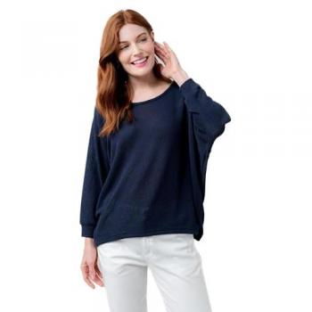 Lily & Me Laburnum ¾ Sleeve Bat‑Wing Knit Top (Size 10)