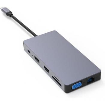 Adaptador de expansión portátil 12x1 – MacBook, USB 3.0, HDMI