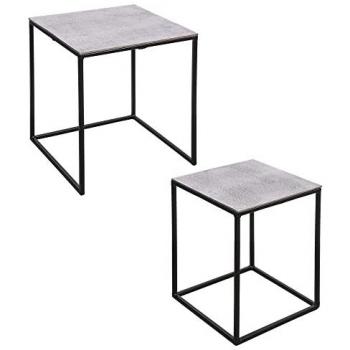 Pack deux coussins carrés argent – Table Passion (38x45 cm / 30x39 cm)