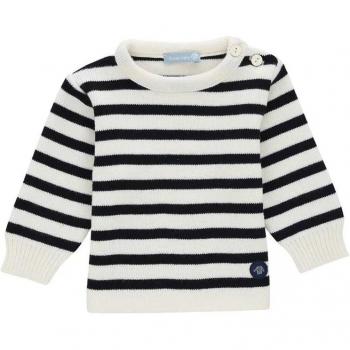 Pull marin uni Armor-Lux pour bébé