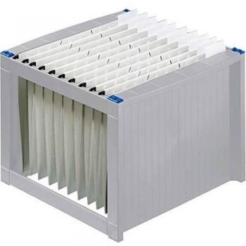 Boîte à dossiers suspendus Helit H6110084 260 x 360 x 380 mm (Gris/bleu)