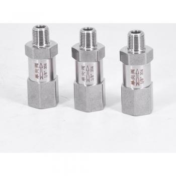 One Way Check Valve 304 Stainless Steel BSP NPT Female to Male