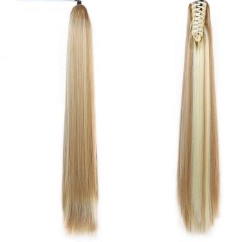 WTB Frauen Haarteil, Lockiger Clip-in Pferdeschwanz, 24 Zoll