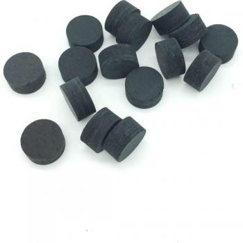 Premium Black Pool Cue Tips 10pcs