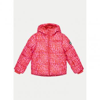 Rosa 4F Skijacke (Regular Fit) – Kinder, Größe 146, Steppdesign aus 100% Polyester