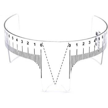 Eyebrow Ruler Stencil Tool