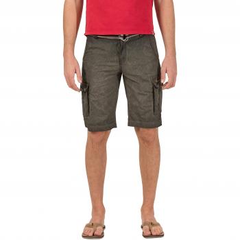Shorts cargo Maguiretz Loose de Timezone avec ceinture, vert (Green Leaves 4065), W31