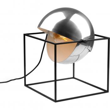 Lampadaire Carpyen El Cubo Sphère Dorée