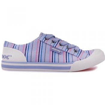 Rocket Dog Women's Jazzin Lynn Pink Textile Trainers