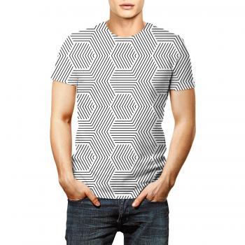 Couleur Contraste 3D Tee