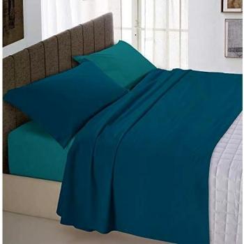 Datex Letto Singolo Double Face Petrolio e Fumo