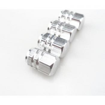 4Pcs Aluminum Valve Caps for Car and Bicycle Tires