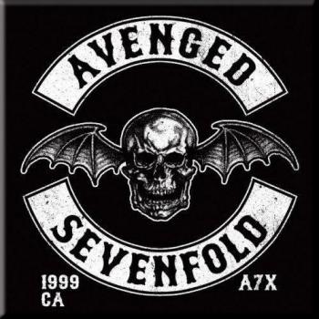 Imán de nevera Avenged Sevenfold estilo logotipo One Size negro/blanco