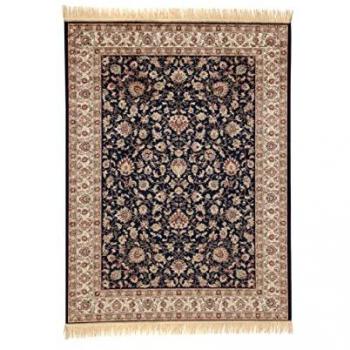 Viva Hereke Tappeto Viscosa Blu Scuro 105x67 Cm