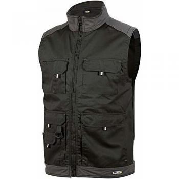 Dassy Faro Zweifarbige Weste, Schwarz/Zementgrau, 3XL