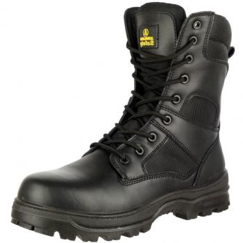 Amblers FS009C Work Boots for Men – Black, US Size 10