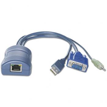 Tastiera e Video USB‑VGA Audio Lindy 0,2 m