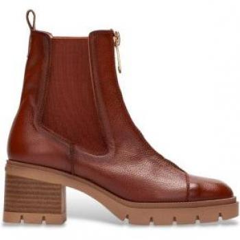 Bottines Chelsea Hispanitas EVEREST en cuir marron femmes
