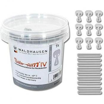 Waldhausen Safe-Gum, 18er Set, silbergrau