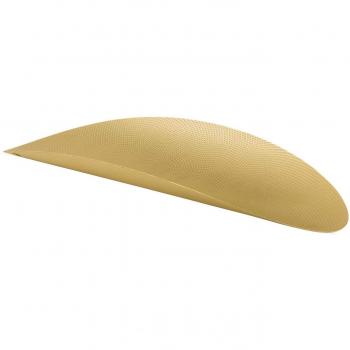 Alessi Relief‑Messingschale Ellipse 40 x 17,3 x 4,5 cm