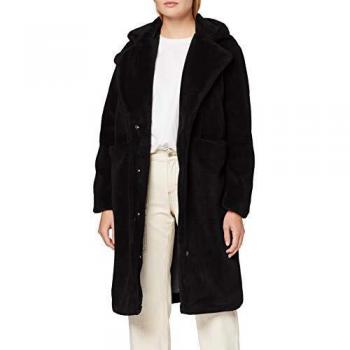 Vero Moda Vmholly Giubbotto Teddy Lungo Nero X-Small Donna