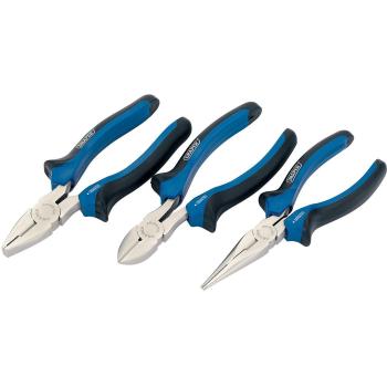 Draper Lot de 3 pinces Soft grip