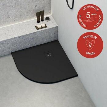 Receveur de douche moderne semi-circulaire 90x90 cm