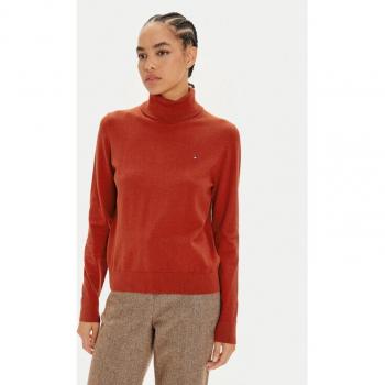 Tommy Hilfiger Pullover mit Rollkragen Rot