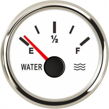ATV Truck RV Boat Water Level Gauge Waterproof 52mm Black Racing