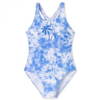 Schiesser Aquarien‑Print Badeanzug – Feminin, 152 cm