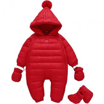 Bavette d’hiver à plumes, robe de bébé fille