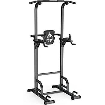 Sportsroyals Power Tower Dip Station Pull Up Bar for Home Gym Strength Training