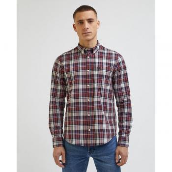 Camisa Lee Button Down de Cuadros Azul