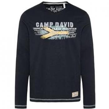 CAMP DAVID Langarmshirt für Herren in Größe XXXL