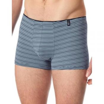 Schiesser Herren Trunks Long Life Soft mit elastischem Bund blau XXL