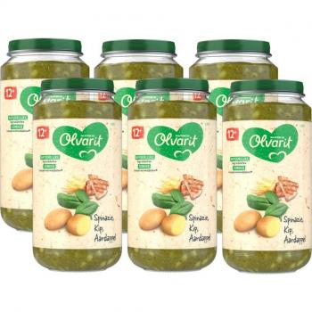 Olvarit Spinazie Kippenpotje 12M07 – 250 g