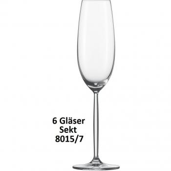 Diva Sekt-Glas, 6er Box H. 25,3 cm