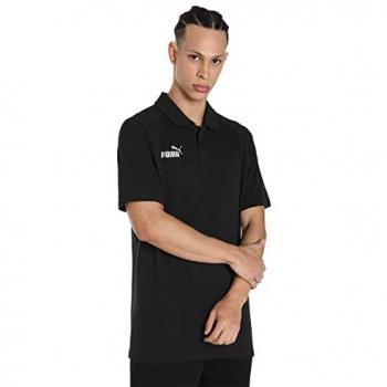Puma Black Teamfinal Polo Casuals