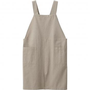 Tablier croisé en coton unisexe