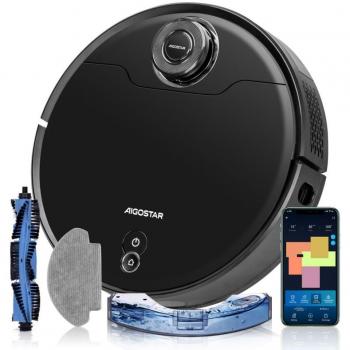 Aigostar aspirador y friegasuelos Wifi Alexa Google Home
