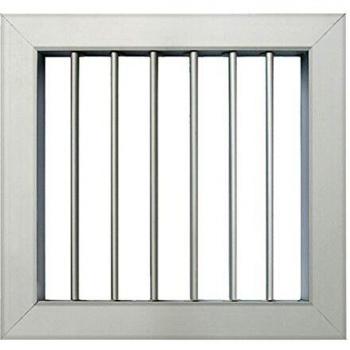 Grille de Cheminée Encastrable First Plast – Ailettes Fixes 140×130 mm