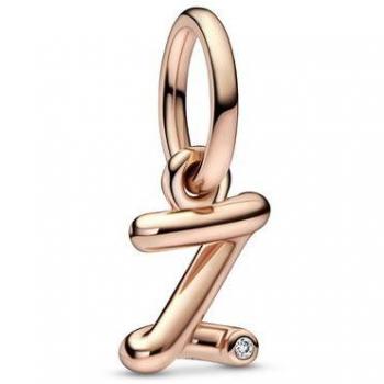 Ciondolo Pandora Z Script in Oro Rosa 1k