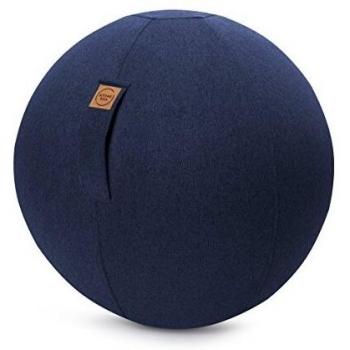 Sitzball FELT mit Trageschlaufe dunkelblau 65 cm