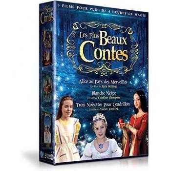 Coffret de contes de fées : Alice au Pays des Merveilles, Blanche-Neige, Cendrillon (DVD)