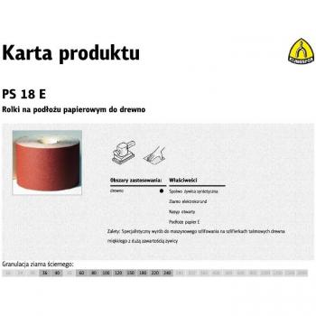 Rotolo di abrasivo su supporto cartaceo PS18E 150mm grana 60 (50mb)