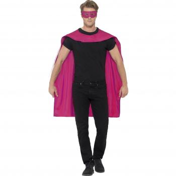 Pink Cape featuring an Eye Mask