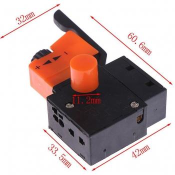 Lock-On Speed Control Switch for Drills 250V 6A