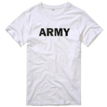 Brandit Vit Army T-Shirt med kort ärm